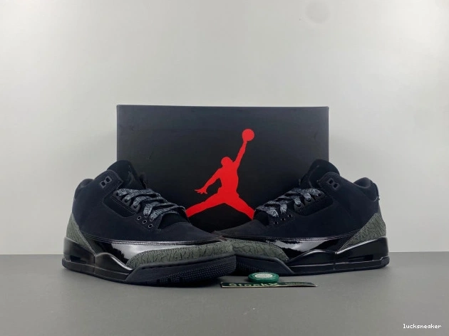Rep LUCY 3 Black Retro CK9246-168 Cat Air Jordan 0714